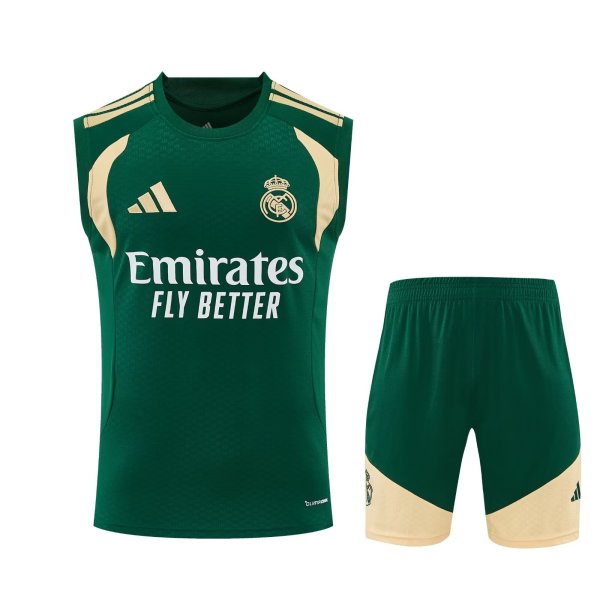Real Madrid training Vest Green Fans  1:1 Quality Soccer Jersey  26-27