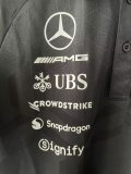 F1 Mercedes-Benz POLO  Black Short Sleeve Racing Suit 2026
