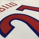 Philadelphia 76ers City Edition White #21 EMBIID 1:1 Quality NBA  Season Jerseys  2023