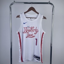 Philadelphia 76ers City Edition White #1 HARDEN 1:1 Quality NBA  Season Jerseys  2023