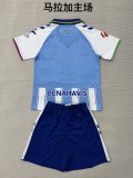Malaga Home  1:1 Quality Soccer Jersey  26-27  (kids and man ) (16-2XL)