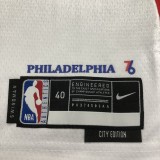 Philadelphia 76ers City Edition White #0 MAXEY 1:1 Quality NBA  Season Jerseys  2023