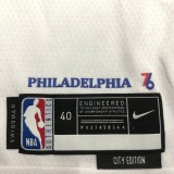 Philadelphia 76ers City Edition White #21 EMBIID 1:1 Quality NBA  Season Jerseys  2023