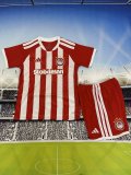 Olympiacos  Home Kids Fans  1:1 Quality Soccer Jersey  26-27