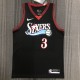 Philadelphia 76ers Retro Black #3 IVERSON 1:1 Quality NBA  Season Jerseys