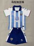Malaga Home  1:1 Quality Soccer Jersey  26-27  (kids and man ) (16-2XL)