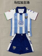 Malaga Home  1:1 Quality Soccer Jersey  26-27  (kids and man ) (16-2XL)