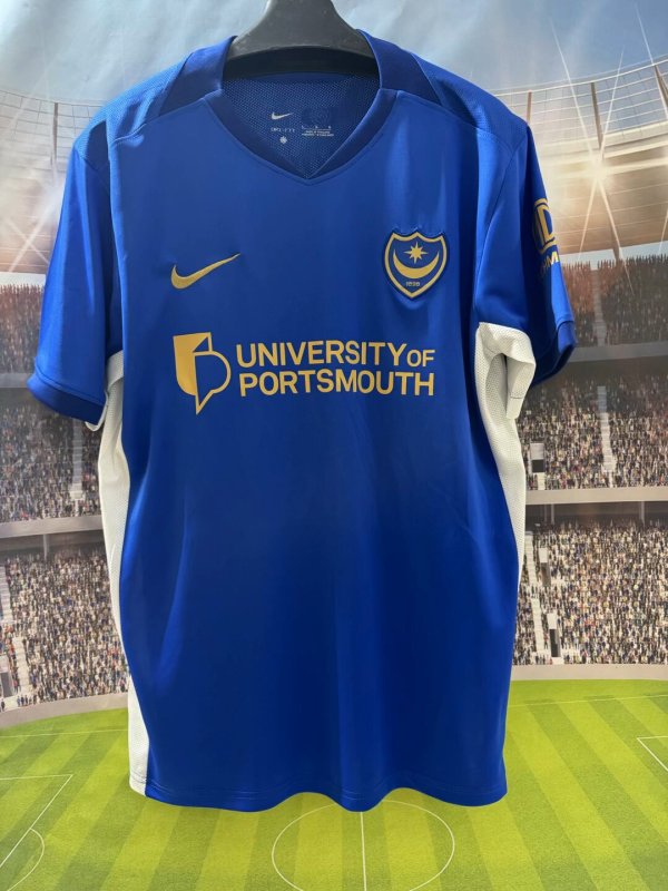 Portsmouth Home Fans  1:1 Quality Soccer Jersey 26-27