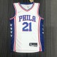 Philadelphia 76ers White #21 EMBIID 1:1 Quality NBA  Season Jerseys 75 Year