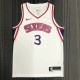 Philadelphia 76ers Retro White #3 IVERSON 1:1 Quality NBA  Season Jerseys