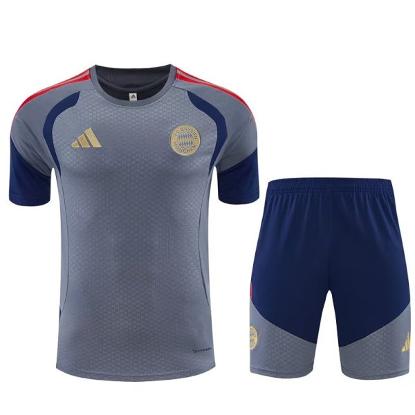 Bayern Munich  training Grey Fans 1:1 Quality Soccer Jersey   26-27 (kids and man ) (16-2XL)