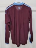 Aston Villa Home Long Sleeve   Player 1:1 Quality Soccer Jersey  26-27