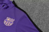 Barcelona Training Tracksuit Purple (16- 2XL Kids And Man )  1:1 Quality Training  Jersey 26-27