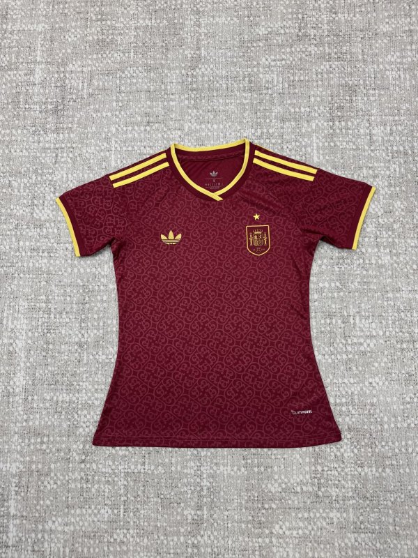 Spain Third Away Women  fans 1:1 Quality Soccer Jersey 26-27（2026）