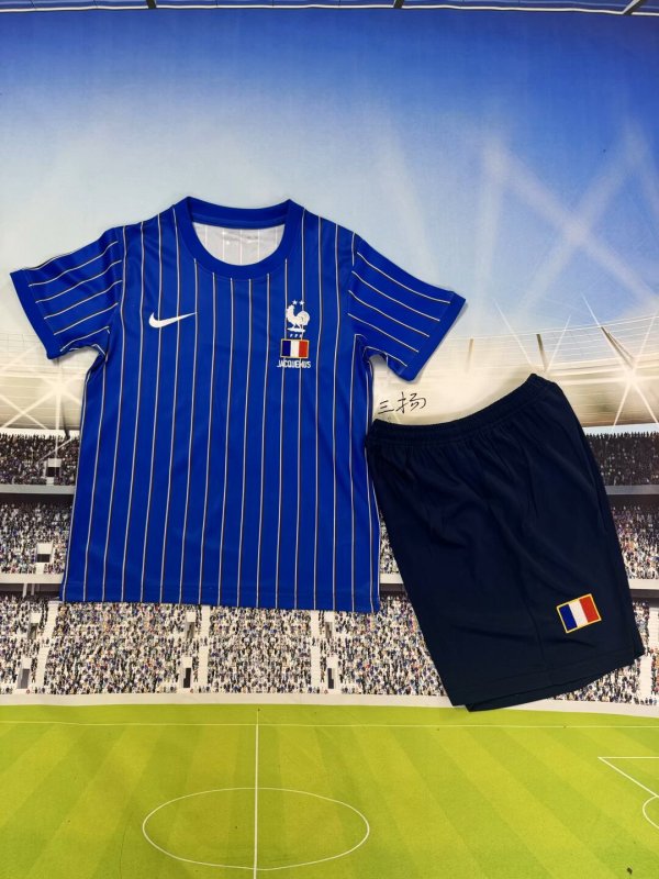 France Special Edition Kids 1:1 Quality Soccer Jersey   26-27 (2026)