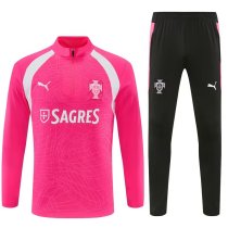 Portugal   Training Tracksuit Pink (Kids And Man 10-2XL)  1:1  26-27
