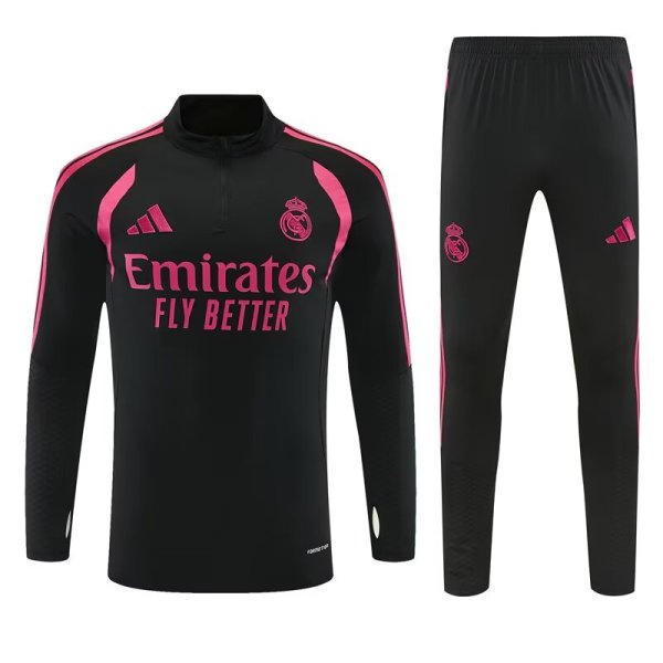 Real Madrid  Training Tracksuit Black (Kids And Man 10-2XL)  1:1  26-27