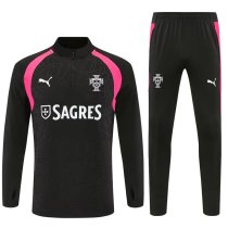 Portugal   Training Tracksuit Black (Kids And Man 10-2XL)  1:1  26-27