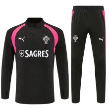 Portugal   Training Tracksuit Black (Kids And Man 10-2XL)  1:1  26-27