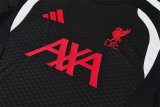 Liverpool  Training  Fans Kits Black  1:1 Quality Soccer Jersey 25-26 (Kids And Man ) (16-2XL)