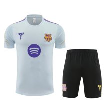 Barcelona Training  Fans Kits cyan 1:1 Quality Soccer Jersey 25-26 (Kids And Man ) (16-2XL)