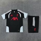 Liverpool  Training  Fans Kits Black  1:1 Quality Soccer Jersey 25-26 (Kids And Man ) (16-2XL)