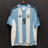 Retro Argentina Home 1:1 Quality Soccer Jersey  2002