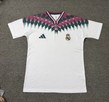 Retro Real Madrid  Special Edition Fans White 1:1 Quality Soccer Jersey  26-27