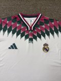 Retro Real Madrid  Special Edition Fans White 1:1 Quality Soccer Jersey  26-27