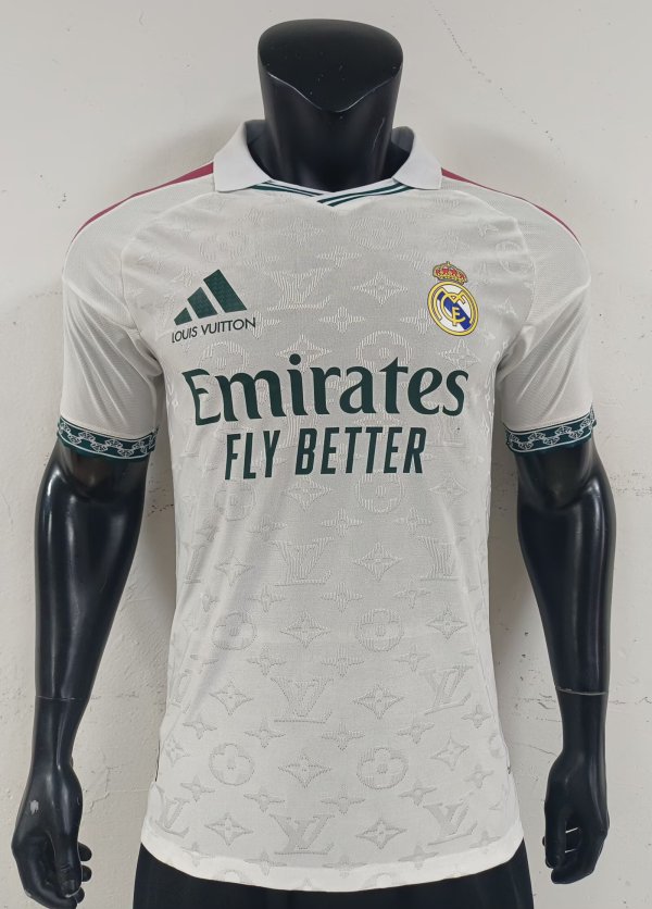 Real Madrid LV Special Edition White Player  1:1 Quality Soccer Jersey  26-27