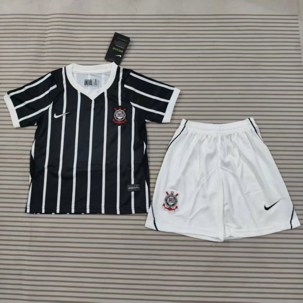Corinthians Away kids  Fans 1:1 Quality Soccer Jersey   26-27