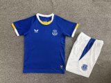 Everton Home Kids Fans  1:1 Quality Soccer Jersey 26-27