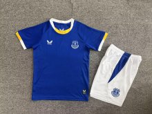Everton Home Kids Fans  1:1 Quality Soccer Jersey 26-27