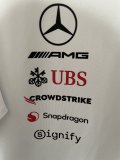 F1 Mercedes-Benz White Short Sleeve Racing Suit 2026