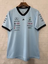 F1 Mercedes-Benz Blue Short Sleeve Racing Suit 2026