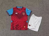 West Ham Home kids  1:1 Quality Soccer Jersey 26-27