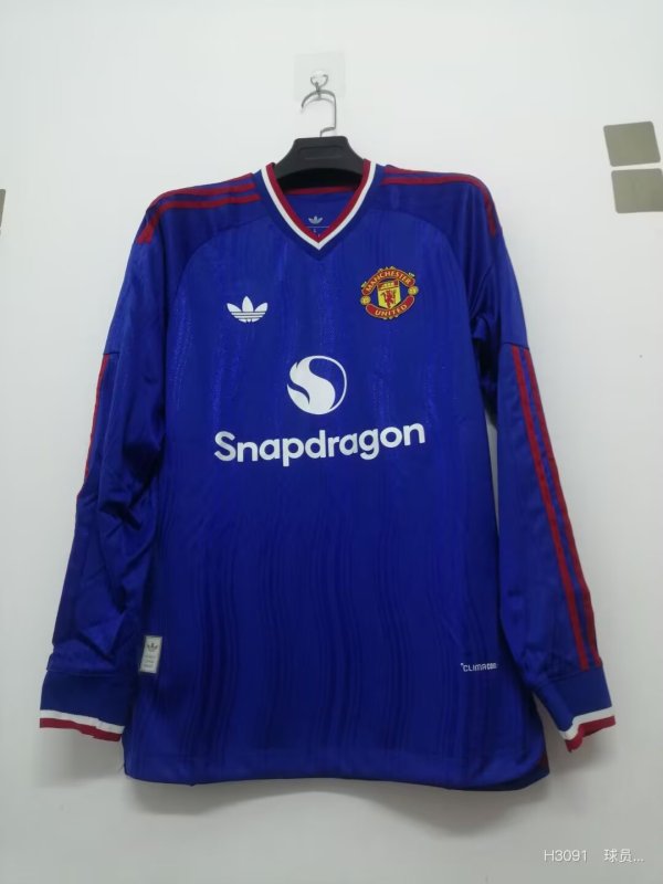 Manchester United  Away Long Sleeve Player 1:1 Quality Soccer Jersey 26-27