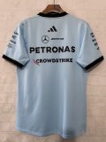 F1 Mercedes-Benz Blue Short Sleeve Racing Suit 2026