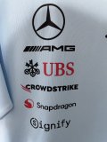 F1 Mercedes-Benz Blue Short Sleeve Racing Suit 2026