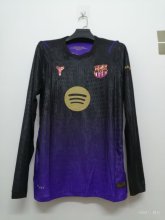 Barcelona  Away Long Sleeve  Player  1:1 Quality Soccer Jersey 26-27