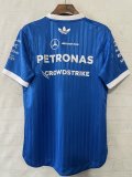 F1 Mercedes-Benz Blue Short Sleeve Racing Suit 2026