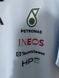 F1 Mercedes-Benz Blue Short Sleeve Racing Suit 2026