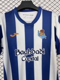 Real Sociedad  Home   Fans   1:1 Quality Soccer Jersey  26-27