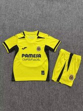 Villarreal Home Kids 1:1 Quality Soccer Jersey 26-27