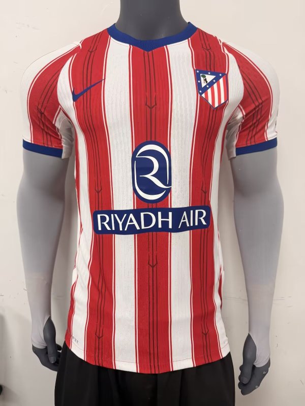 Atletico Madrid  Home Player  1:1 Quality Soccer Jersey   26-27
