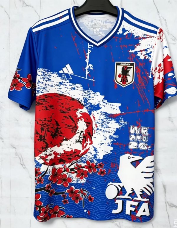 Japan Special Edition (Blue Plum Blossom Moon) Fans 1:1 Quality Soccer Jersey  26-27