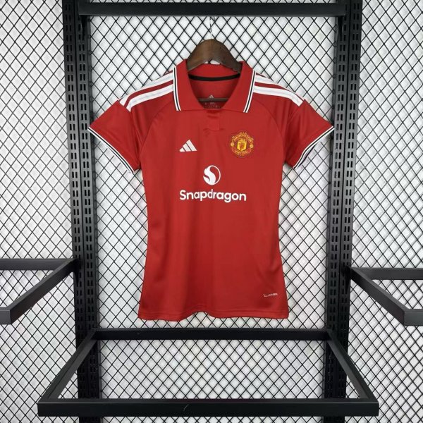 Manchester United  Home Women  Fans 1:1 Quality Soccer Jersey 26-27