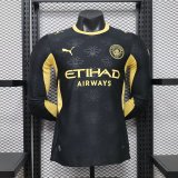Manchester City Long Sleeve Third Away Player 1:1 Quality Soccer Jersey 26-27