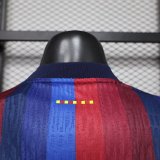 Barcelona  Home Long Sleeve  Player  1:1 Quality Soccer Jersey 26-27