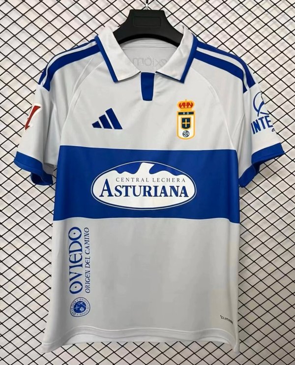 Real Oviedo Home  Fans 1:1 Quality Soccer Jersey  26-27